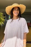 Made in Italy Milo Cotton Slouch Sac Dress Rosewater